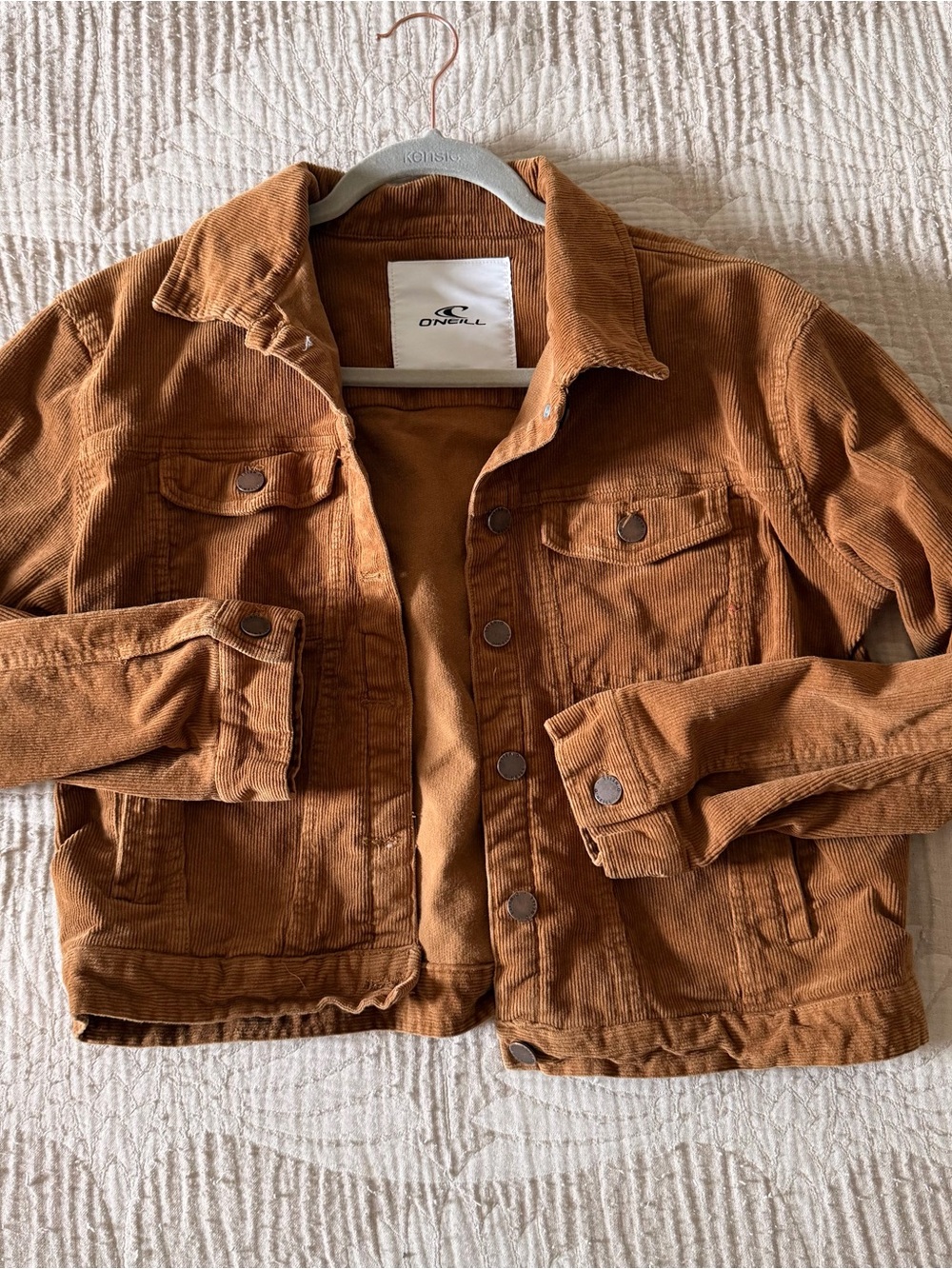 O'Neill Corduroy Jacket in Rust Brown